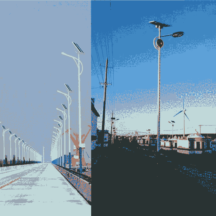 美麗鄉村6米太陽能路燈 廠家直銷優質太陽能路燈 低電壓 使用安全